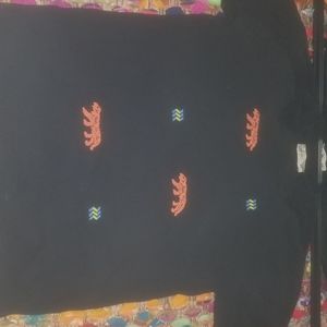 Kenzo Beaded Tiger Thick Cotton T-Shirt (Like New) Large